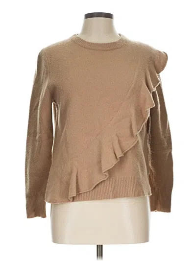 Pre-owned Jcrew Wool Pullover Sweater In Tan