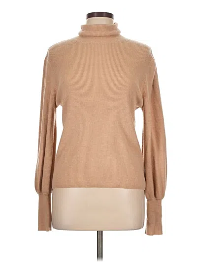 Pre-owned Jcrew Wool Pullover Sweater In Tan
