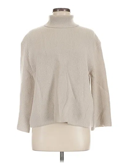 Pre-owned Jcrew Wool Pullover Sweater In Tan
