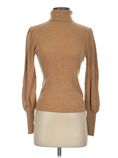 Pre-owned Jcrew Wool Pullover Sweater In Tan