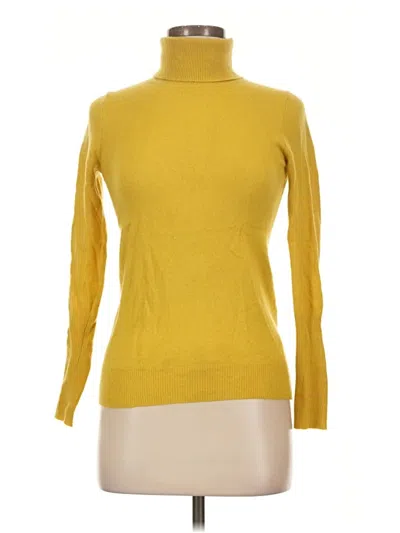 Pre-owned Jcrew Wool Pullover Sweater In Yellow