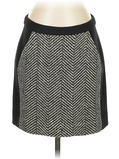 Pre-owned Jcrew Wool Skirt In Black