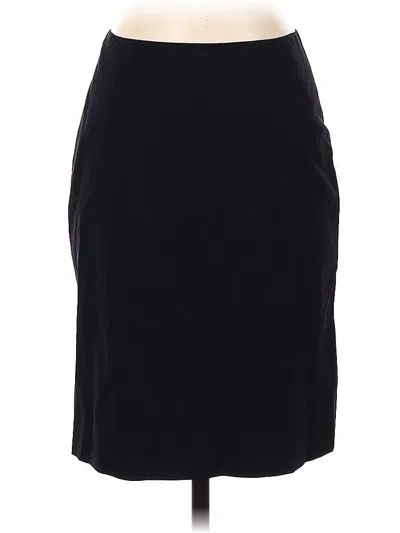Pre-owned Jcrew Wool Skirt In Black