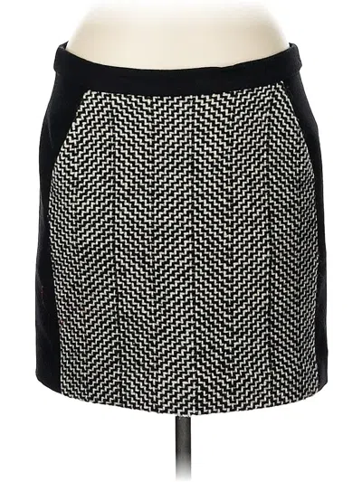 Pre-owned Jcrew Wool Skirt In Black