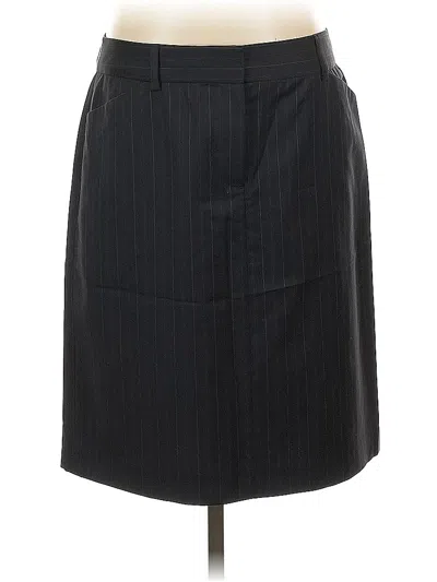 Pre-owned Jcrew Wool Skirt In Black