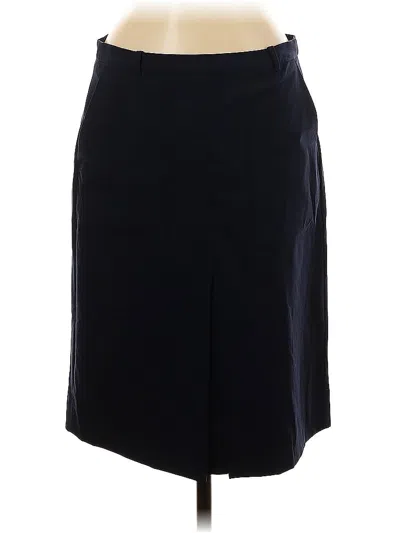 Pre-owned Jcrew Wool Skirt In Black