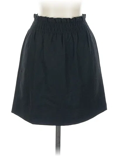 Pre-owned Jcrew Wool Skirt In Black