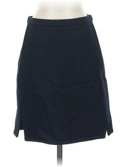 Pre-owned Jcrew Wool Skirt In Black