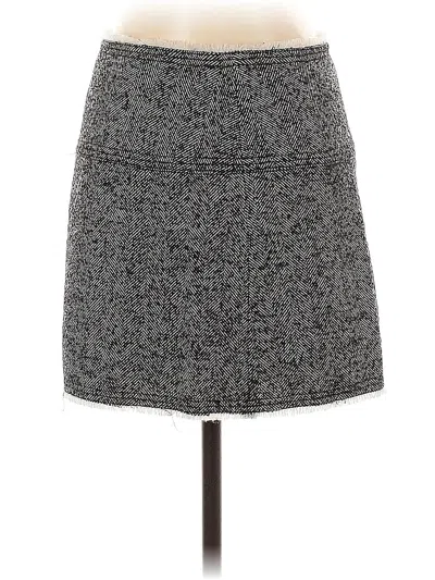 Pre-owned Jcrew Wool Skirt In Black
