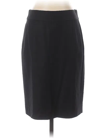 Pre-owned Jcrew Wool Skirt In Black