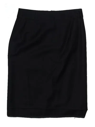 Pre-owned Jcrew Wool Skirt In Black