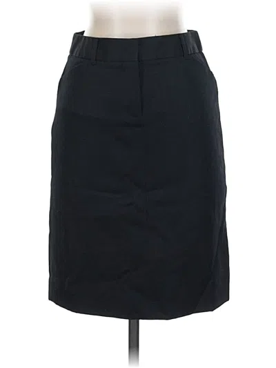 Pre-owned Jcrew Wool Skirt In Black
