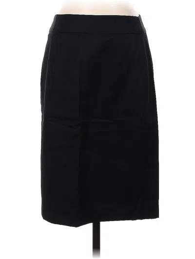 Pre-owned Jcrew Wool Skirt In Black