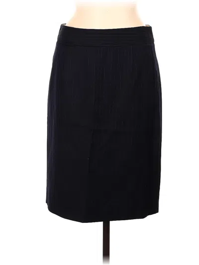 Pre-owned Jcrew Wool Skirt In Black