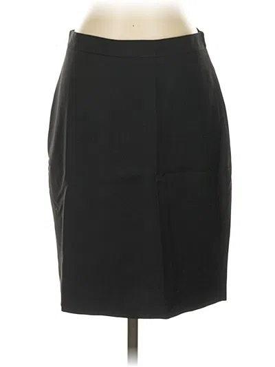 Pre-owned Jcrew Wool Skirt In Black