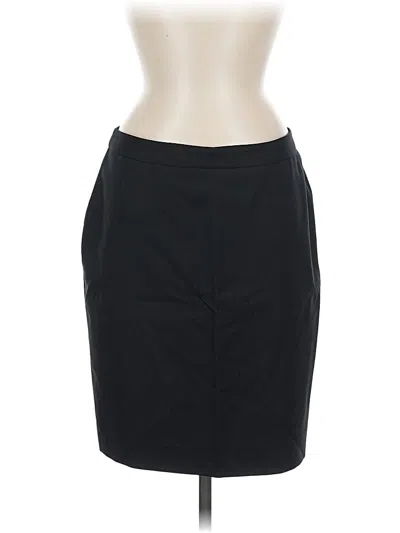Pre-owned Jcrew Wool Skirt In Black