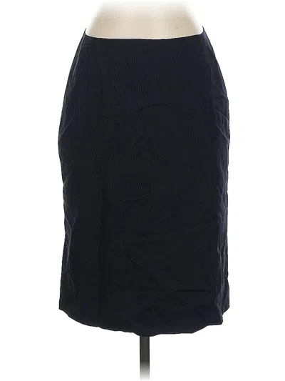 Pre-owned Jcrew Wool Skirt In Black
