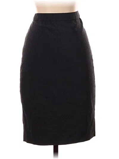 Pre-owned Jcrew Wool Skirt In Black