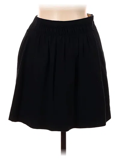 Pre-owned Jcrew Wool Skirt In Black