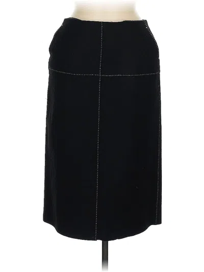Pre-owned Jcrew Wool Skirt In Black