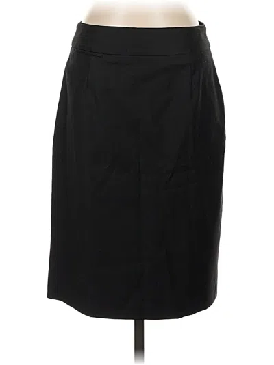 Pre-owned Jcrew Wool Skirt In Black