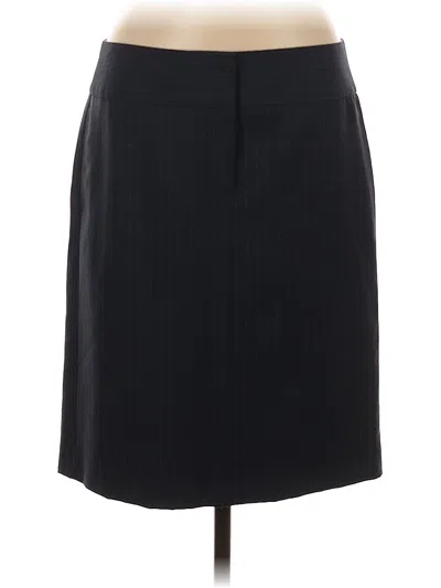 Pre-owned Jcrew Wool Skirt In Black