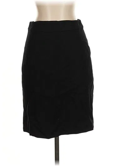 Pre-owned Jcrew Wool Skirt In Black