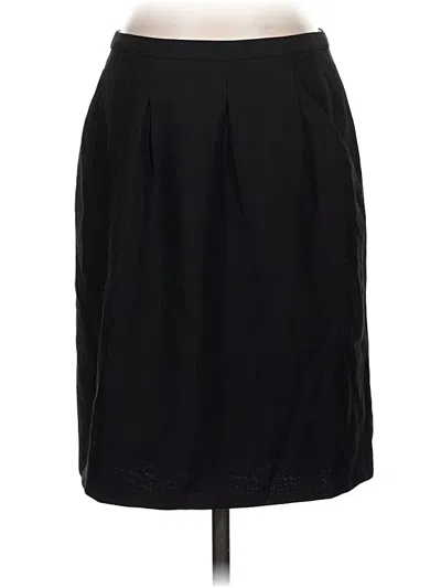Pre-owned Jcrew Wool Skirt In Black