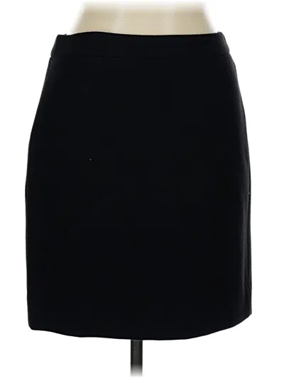 Pre-owned Jcrew Wool Skirt In Black
