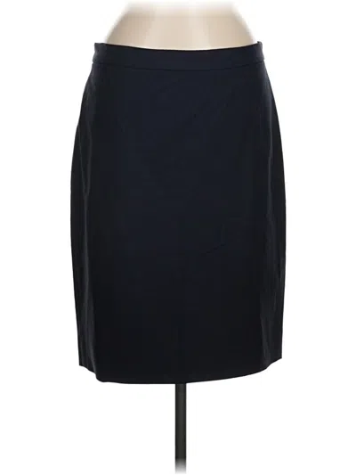 Pre-owned Jcrew Wool Skirt In Black
