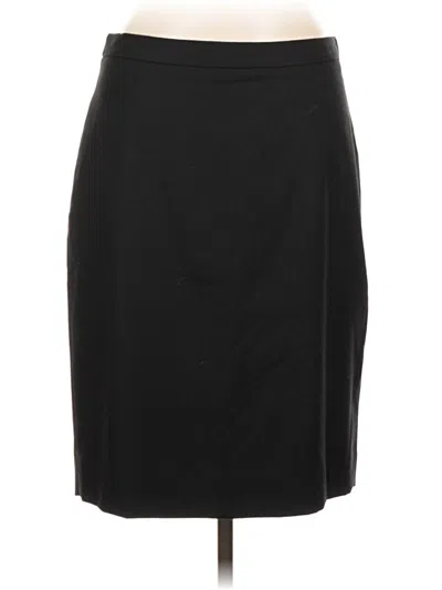 Pre-owned Jcrew Wool Skirt In Black