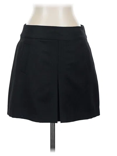 Pre-owned Jcrew Wool Skirt In Black