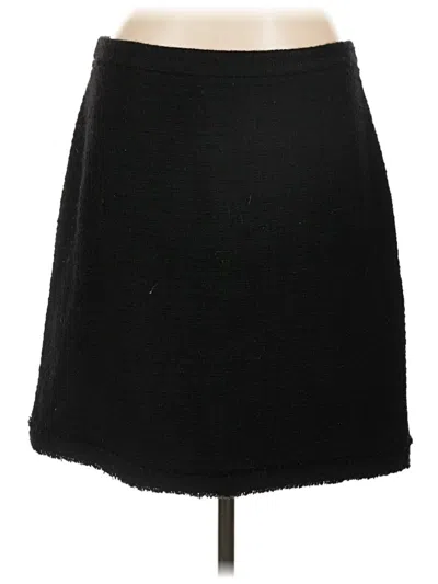 Pre-owned Jcrew Wool Skirt In Black