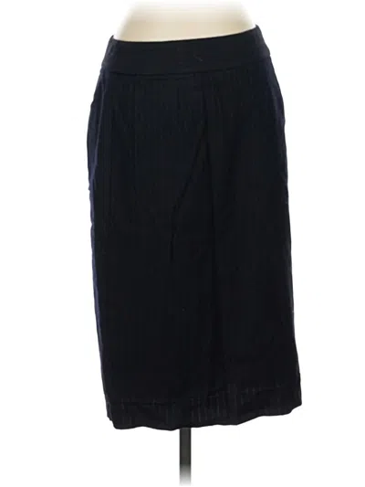 Pre-owned Jcrew Wool Skirt In Black