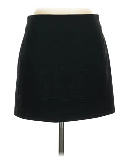 Pre-owned Jcrew Wool Skirt In Black