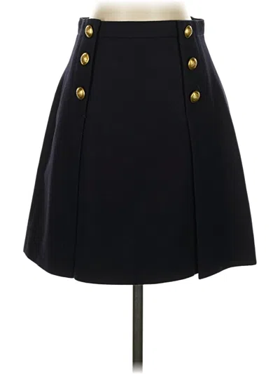 Pre-owned Jcrew Wool Skirt In Black