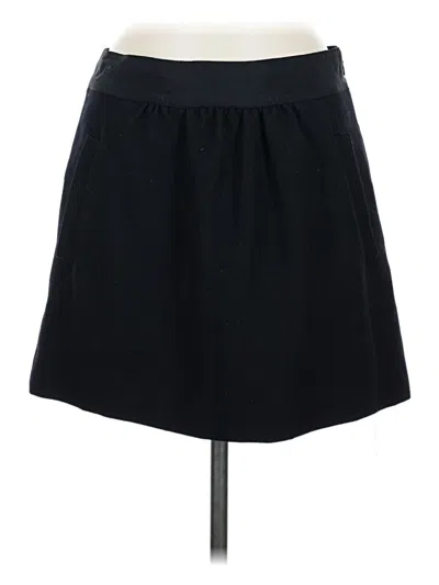 Pre-owned Jcrew Wool Skirt In Black