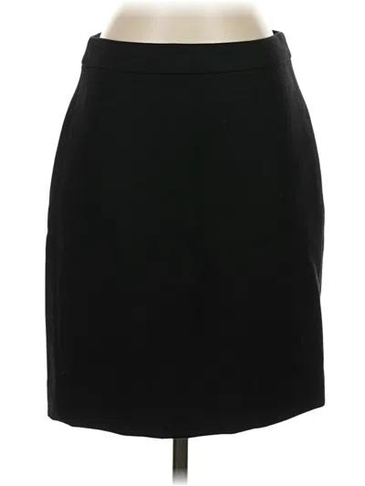 Pre-owned Jcrew Wool Skirt In Black