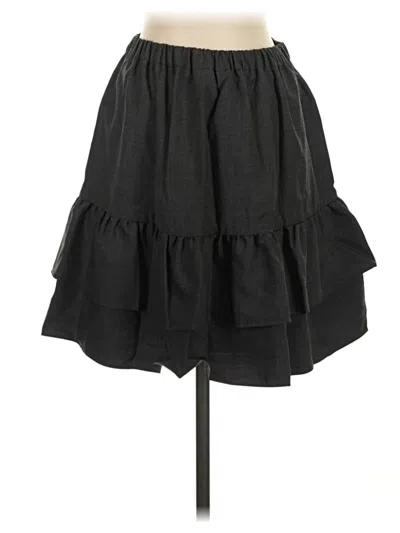 Jcrew Wool Skirt In Black