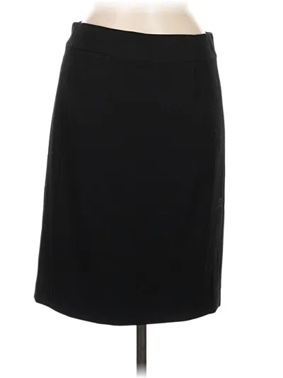 Pre-owned Jcrew Wool Skirt In Black