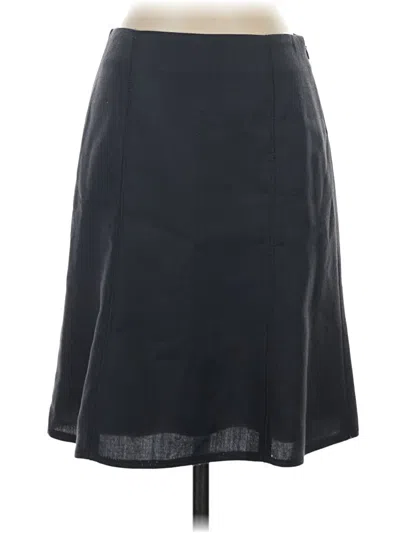 Pre-owned Jcrew Wool Skirt In Black