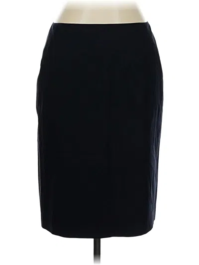 Pre-owned Jcrew Wool Skirt In Black