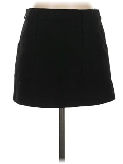 Pre-owned Jcrew Wool Skirt In Black