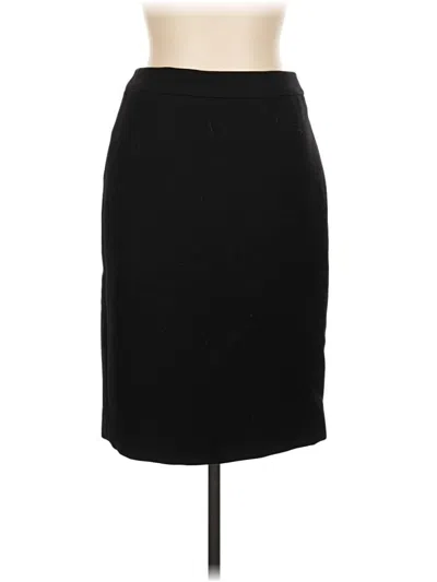 Pre-owned Jcrew Wool Skirt In Black