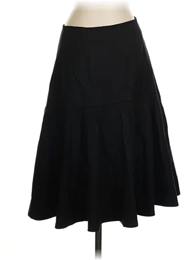 Pre-owned Jcrew Wool Skirt In Black