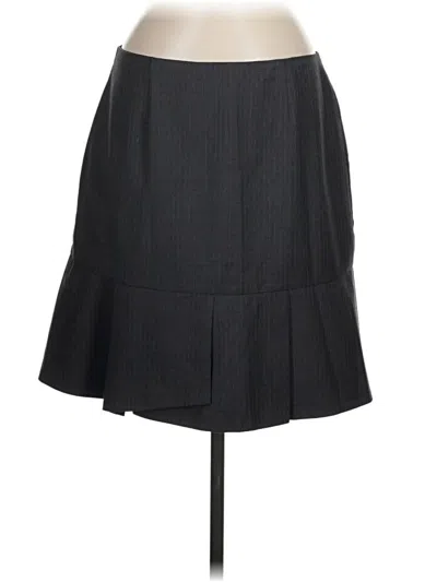 Pre-owned Jcrew Wool Skirt In Black