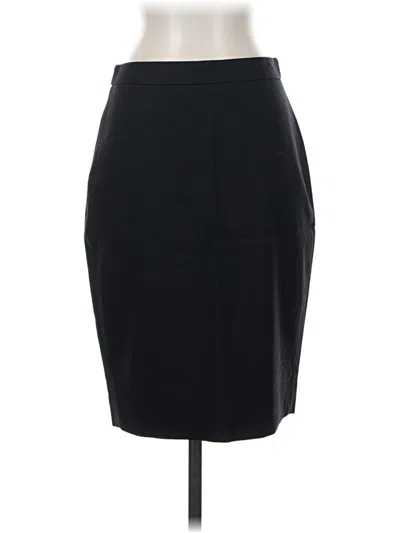 Pre-owned Jcrew Wool Skirt In Black