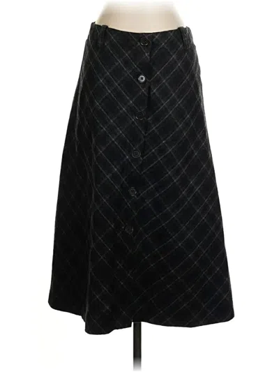 Pre-owned Jcrew Wool Skirt In Black