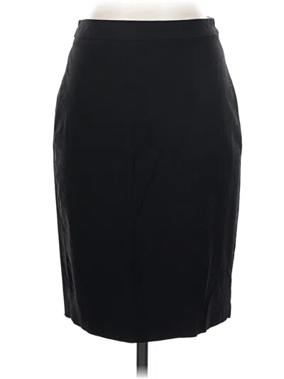 Pre-owned Jcrew Wool Skirt In Black