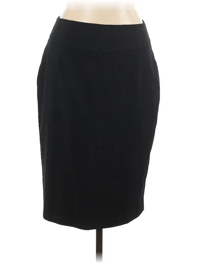 Pre-owned Jcrew Wool Skirt In Black